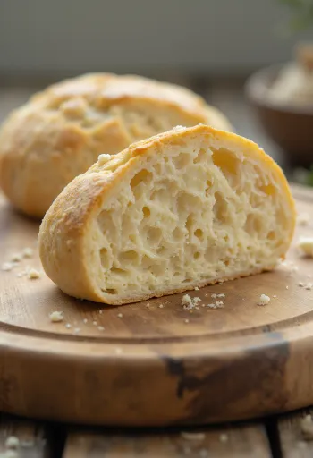 Men nở tươi và men khô instant trong bát nhỏ trên bàn bếp