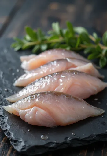 Phi lê cá nục tươi ngon tẩm ướp gia vị chanh và thảo mộc