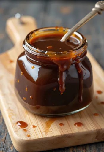 Bát sốt Hoisin đậm đặc cùng tỏi, hoa hồi và hạt đậu nành