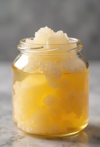 Hũ siro đường invert trong suốt và thìa kim loại