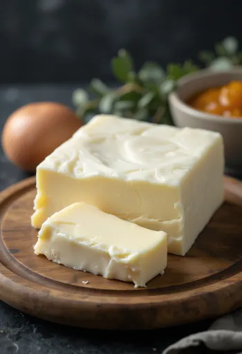 Bát bơ dê trắng mịn, kết cấu mềm mượt