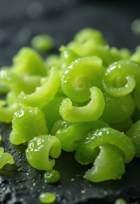 Vỏ chanh xanh bào vụn thơm ngát bên cạnh dụng cụ bào và mật ong