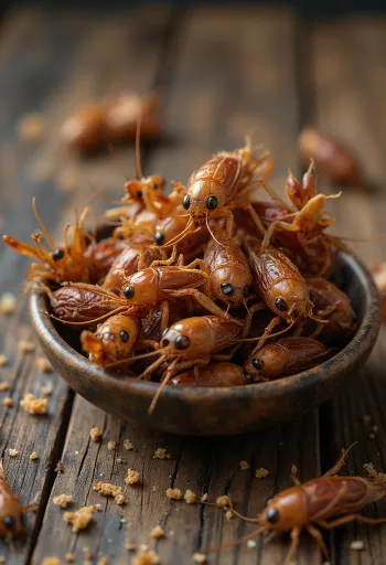 Thịt dế tươi đã sơ chế sạch sẽ, bày trên đĩa sẵn sàng chế biến