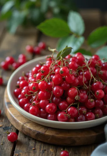 Chùm quả cơm cháy đỏ tươi rực rỡ, quả mọng rừng