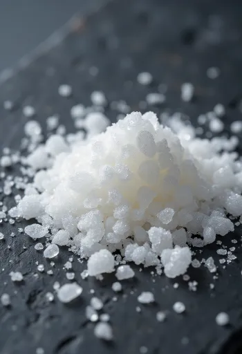 Bột đường nho dextrose trắng mịn trong bát nhỏ kèm thìa