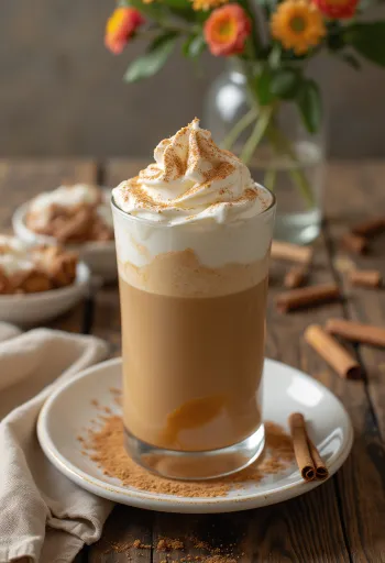 Sữa caramel nóng hương quế mới phục vụ
