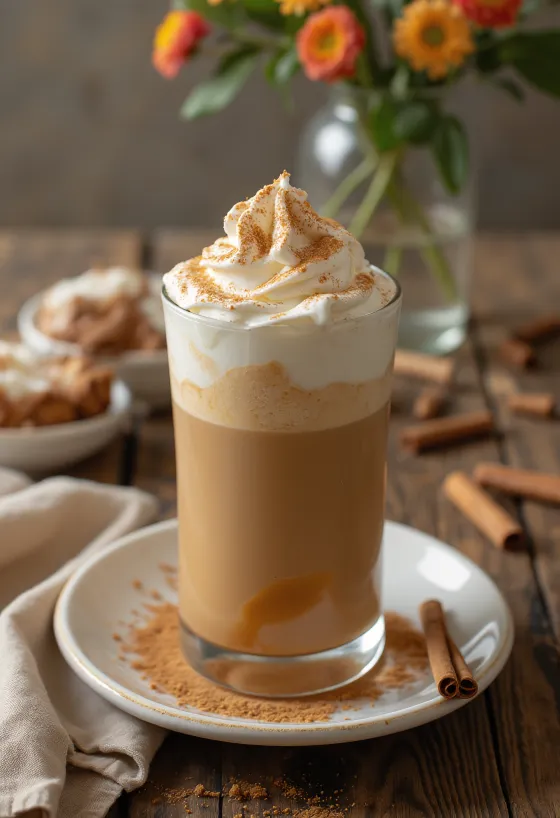 Sữa caramel nóng hương quế mới phục vụ