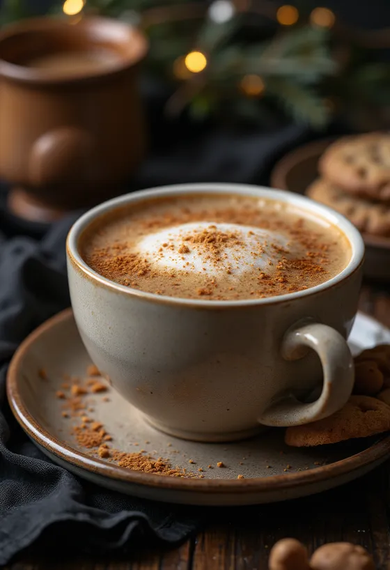 Latte bánh gừng mới phục vụ
