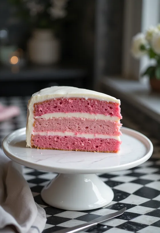 Bánh Ombre với các lớp chuyển màu