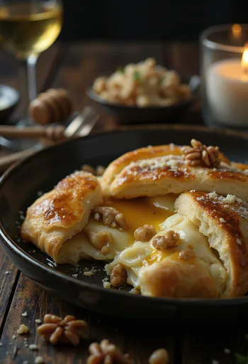 Calzone Gorgonzola nướng vàng nâu