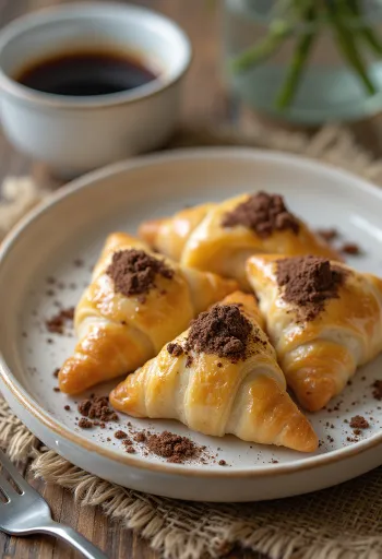 Bánh Samosa vị Tiramisu nướng vàng ruộm