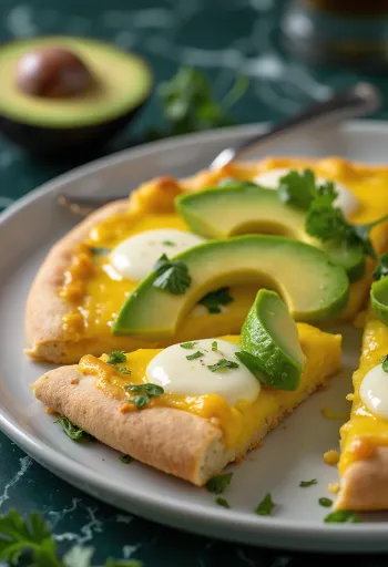 Pizza Peruana bày biện sẵn sàng