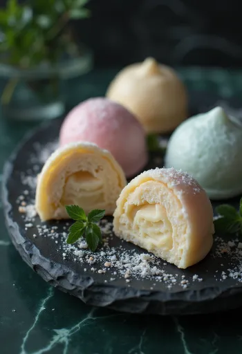 Kem Mochi nhiều màu sắc