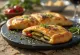 Calzone rau củ nướng vàng nâu