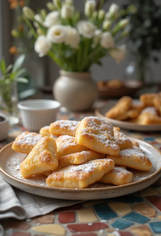 Bánh Ziegeöhrli Thụy Sĩ được bày ra đĩa