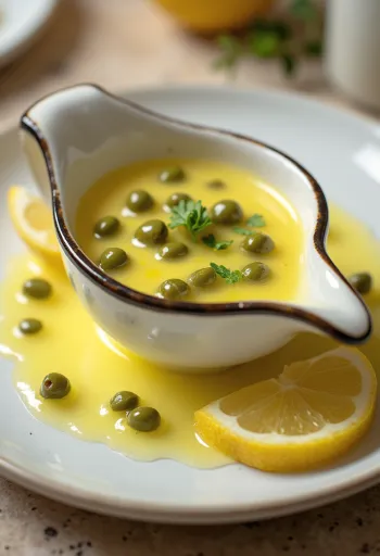 Sốt bơ nụ bạch hoa với chanh