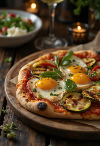 Pizza rau củ nướng