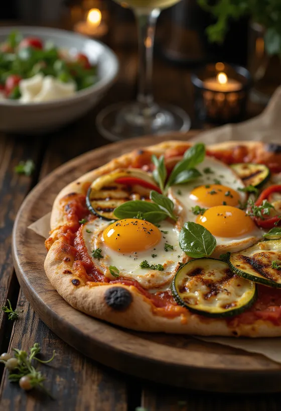 Pizza rau củ nướng