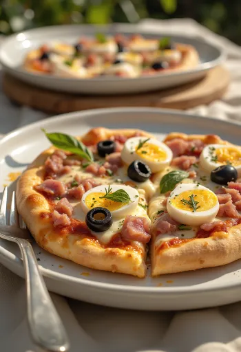 Pizza Tunisienne được phục vụ