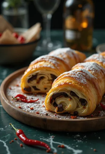 Các lát bánh Stollen ớt lửa