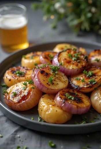 Khoai tây nướng hành tiêu BBQ đẹp mắt