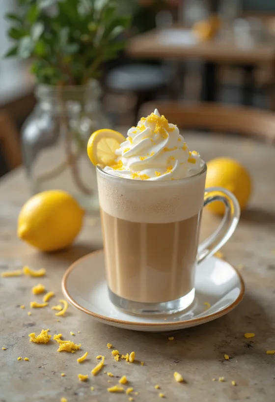 Frappé chanh bạc hà trong ly