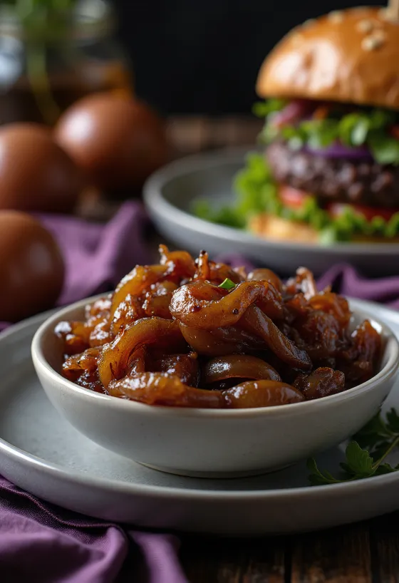 Hành tây caramel hóa nướng BBQ hấp dẫn