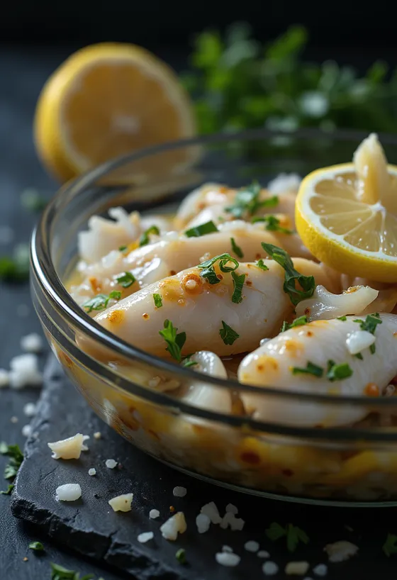 Cá thu ngâm chua trong lọ