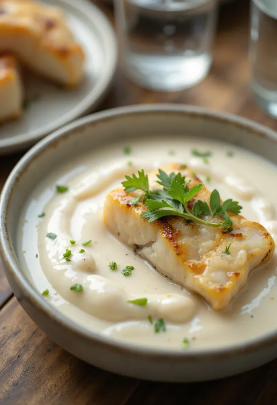 Sốt dừa gừng ngải giấm được dọn ra