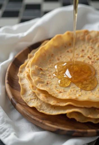 Bánh kếp thuần chay mới nướng