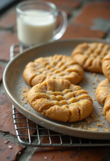 Bánh quy bơ đậu phộng mới nướng