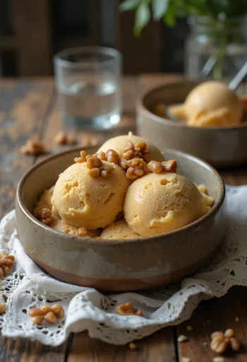 Kem caramel sữa đậu nành múc trong bát