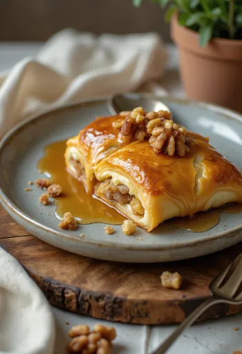 Calzone siro phong mới nướng