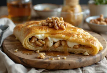 Calzone siro phong mới nướng