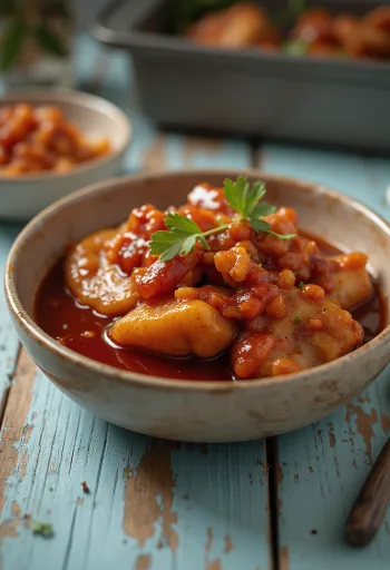 Xốt BBQ mật ong đỏ nâu