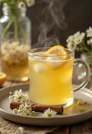 Cốc cider hoa cơm cháy