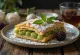 Bánh strudel quả lý gai mới nướng
