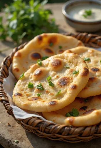 Bánh mì Aish Baladi Ai Cập mới nướng