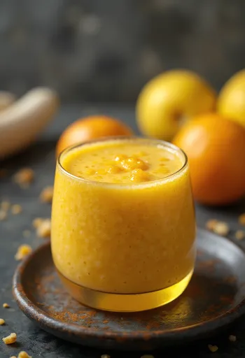 Ly Sinh tố cam chuối dinh dưỡng