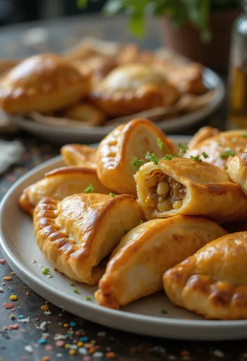 Bánh nhồi Pirog Nga mới nướng