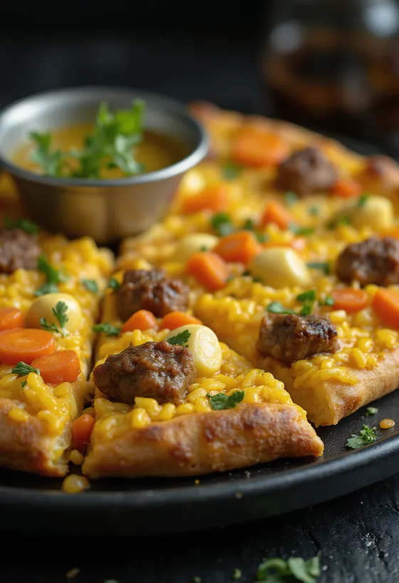 Pizza cơm kiểu Uzbek