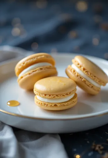 Macaron mật ong