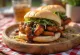 Teriyaki Chicken Bao với sốt teriyaki và hạt mè