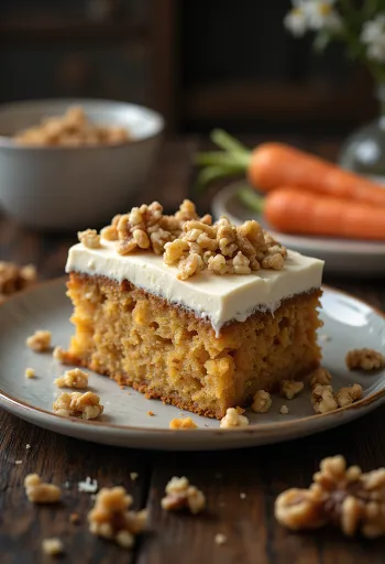 Bánh cà rốt với kem mascarpone béo ngậy