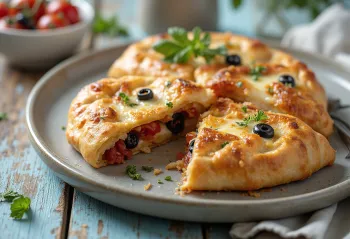 Calzone cà chua sấy mới nướng