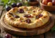 Bánh mì Naan nhân mận được phục vụ