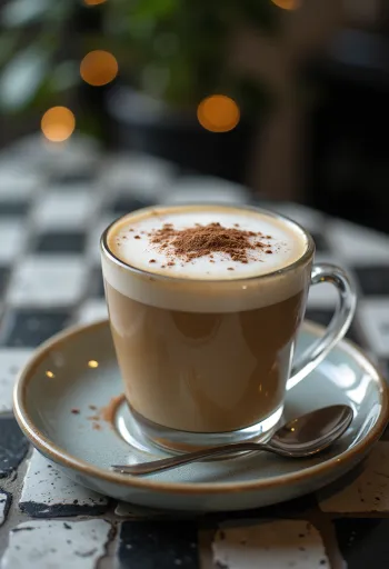Cà phê bọt sữa mới pha