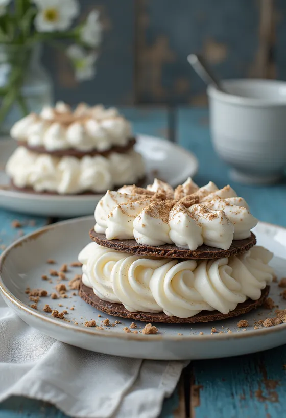 Bánh kem lạnh Viennetta Vani với các lớp sô cô la