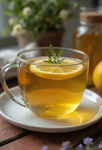 Trà hoa đoạn vừa pha xong