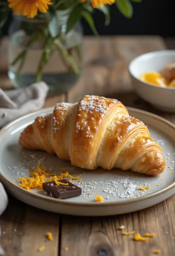 Croissant vodka bày biện đẹp mắt